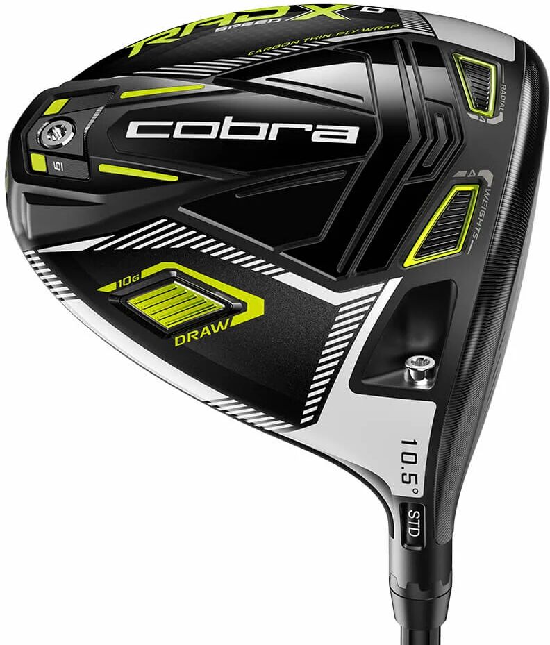 Cobra RADSPEED XD Driver - Turbo Yellow/Gloss Black - Turbo Yellow/Gloss Black - RIGHT - RIPTIDE 50 R - 12.0 - Golf Clubs