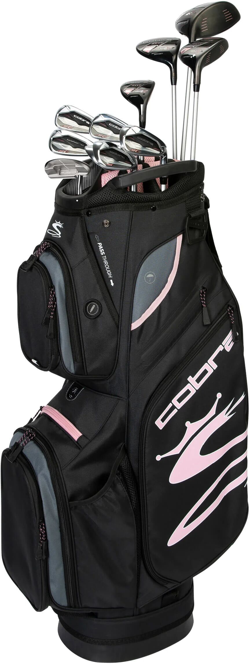 Cobra Womens Air X Complete Package Set - BLACK/LILAC - RIGHT - Golf Clubs