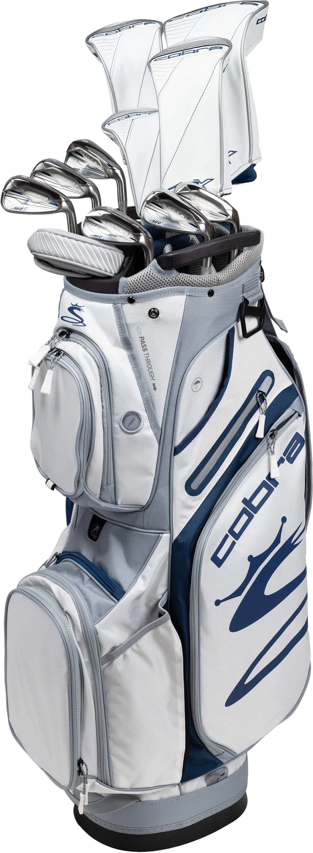 Cobra Womens Air X Complete Package Set - WHITE/BLUE - RIGHT - Golf Clubs