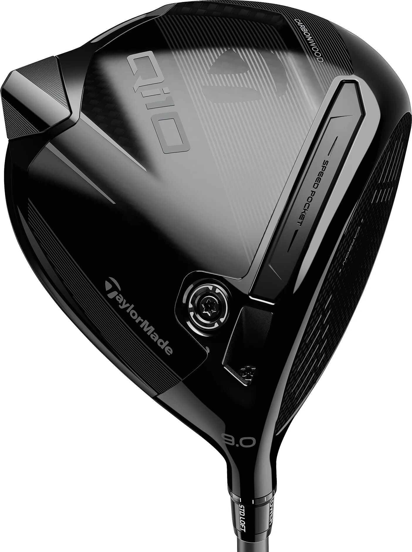 TaylorMade Qi10 Designer Series Driver 2024 - Black Out - Black Out - LEFT - DIAMANA T+ 60 R - 10.5 - Golf Clubs