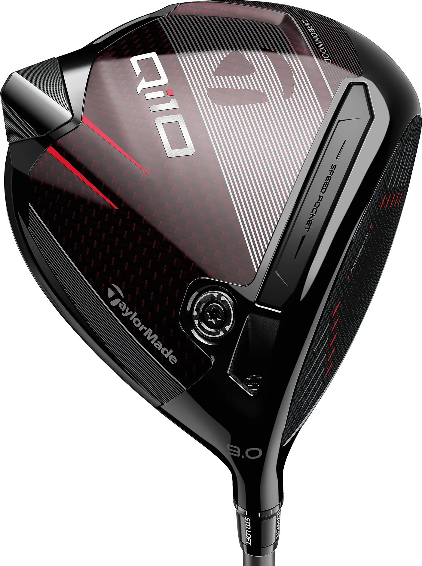 TaylorMade Qi10 Designer Series Driver 2024 - Ruby Red - Ruby Red - RIGHT - DIAMANA T+ 60 R - 10.5 - Golf Clubs