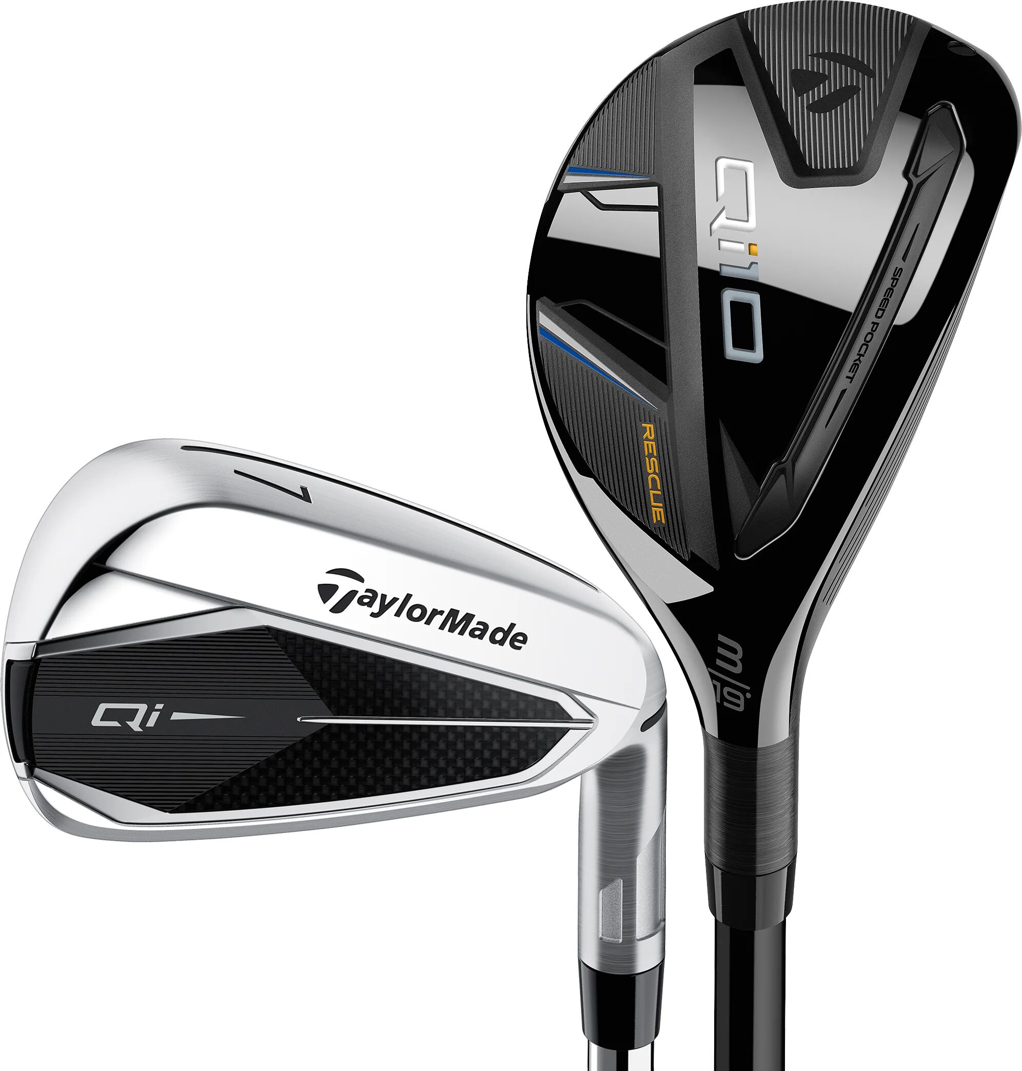 TaylorMade Womens Qi Hybrid Combo Iron Set 2024 - RIGHT - LADY - 5H,6H,7-P,A,S - Golf Clubs