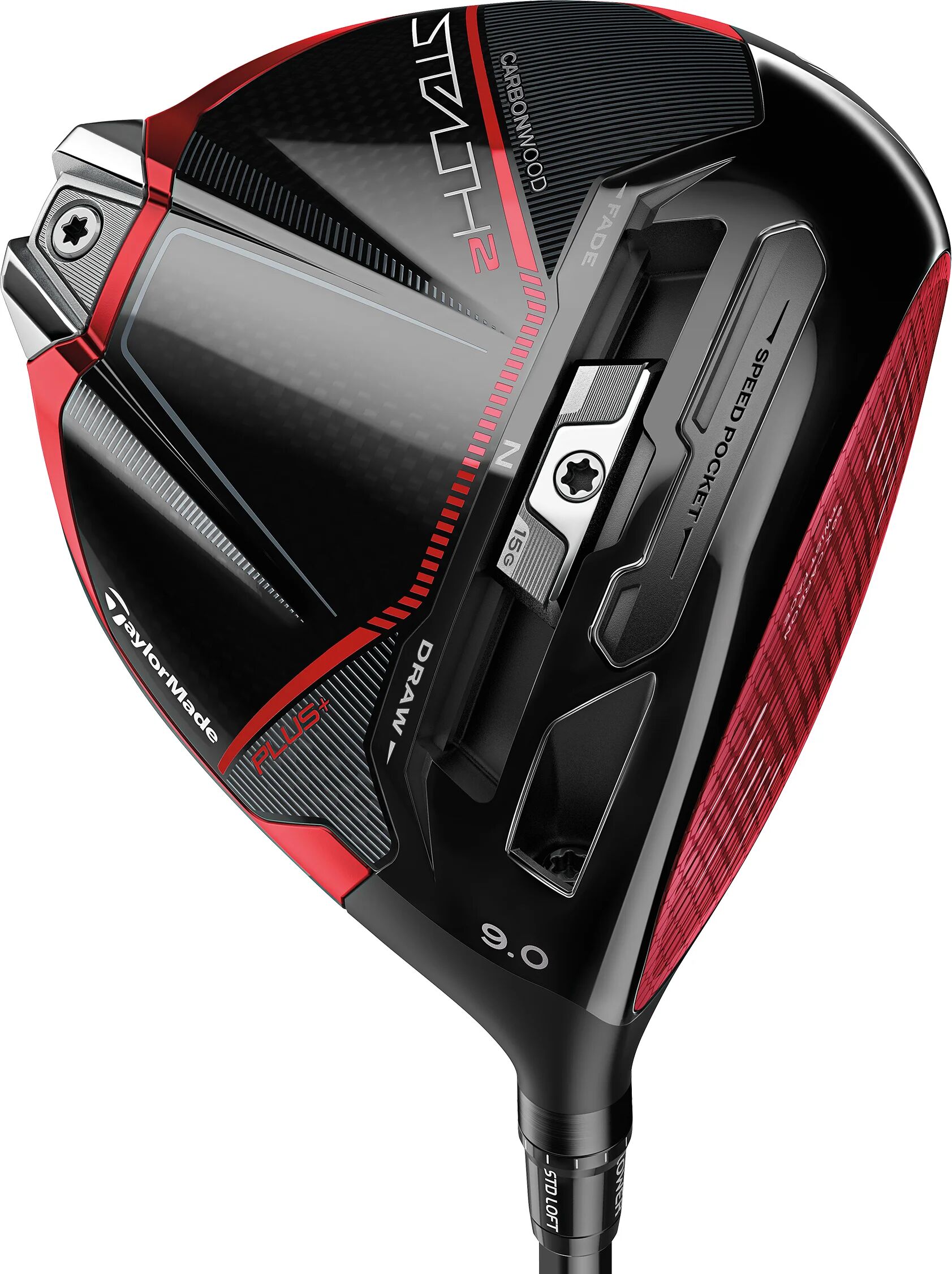 TaylorMade Stealth 2 Plus Driver - ON SALE - RIGHT - KAILI RED 60 S - 9.0 - Golf Clubs