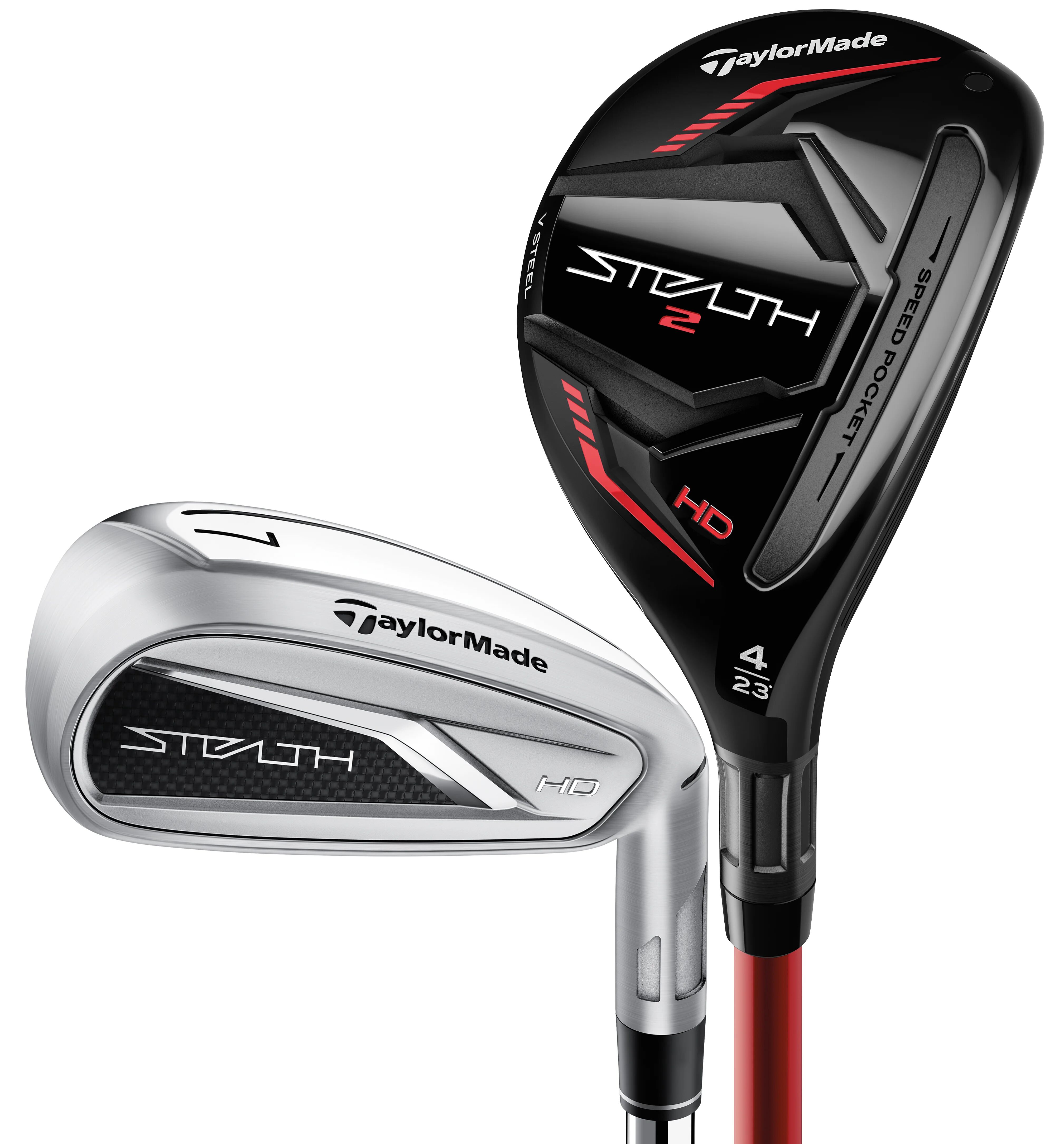 TaylorMade Stealth HD Hybrid Combo Iron Set - 3H,4H,5-PW - REGULAR - RIGHT - Golf Clubs