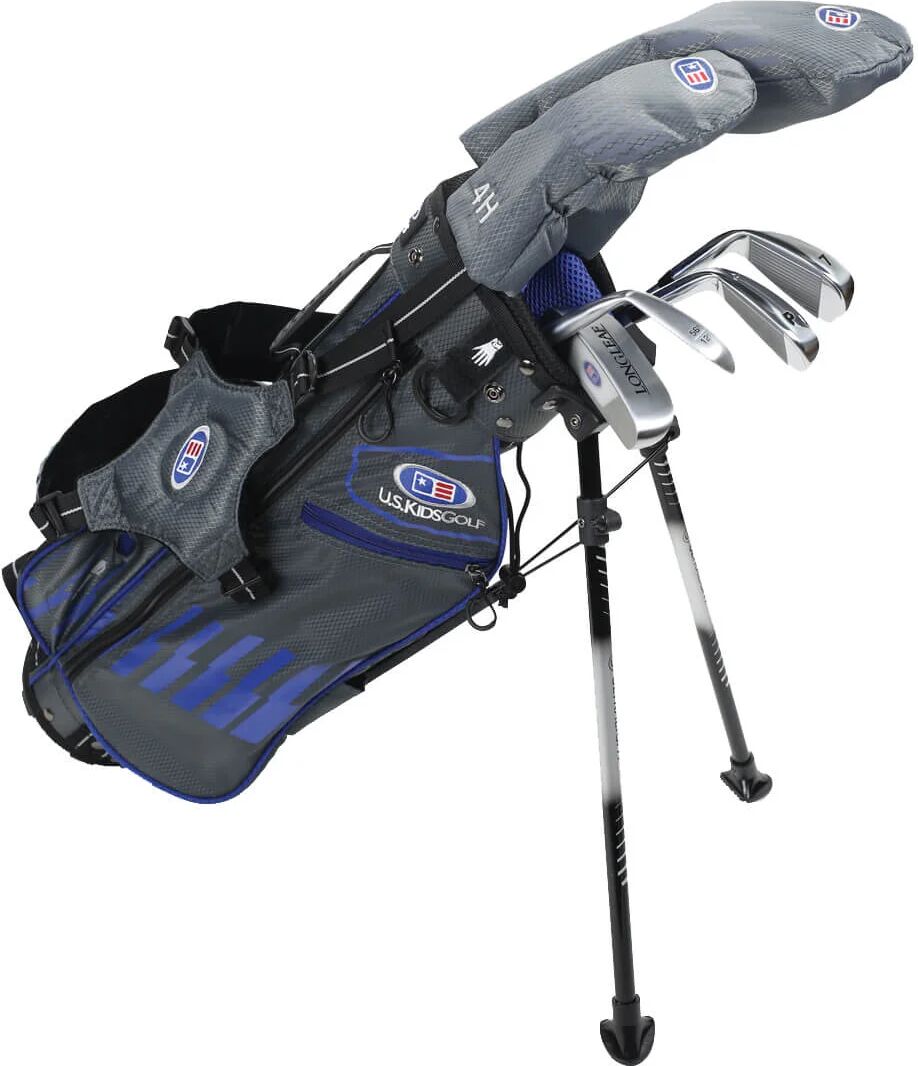 U. S. Kids Golf U.S. Kids UL45 6 Club Junior Golf Set - Grey/Blue Bag - BLUE - RIGHT