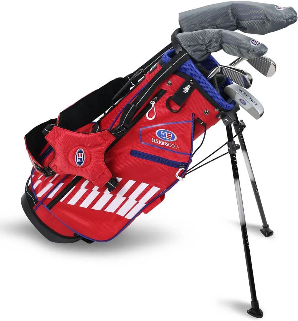 U. S. Kids Golf U.S. Kids UL48 5 Club Junior Golf Set - Red/White/Blue Bag - CLASSIC - LEFT