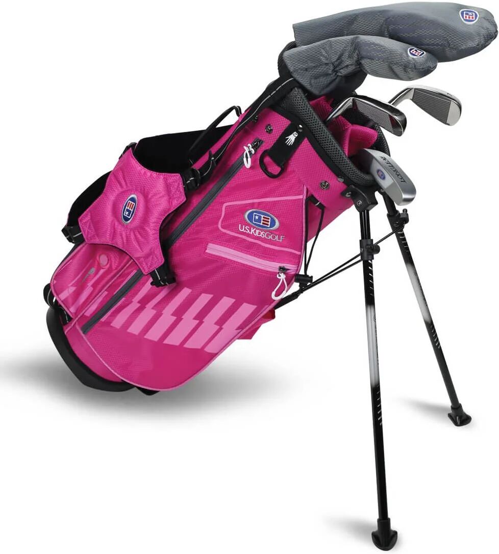 U. S. Kids Golf U.S. Kids UL48 5 Club Junior Golf Set - Pink/Pink Bag - PINK - LEFT