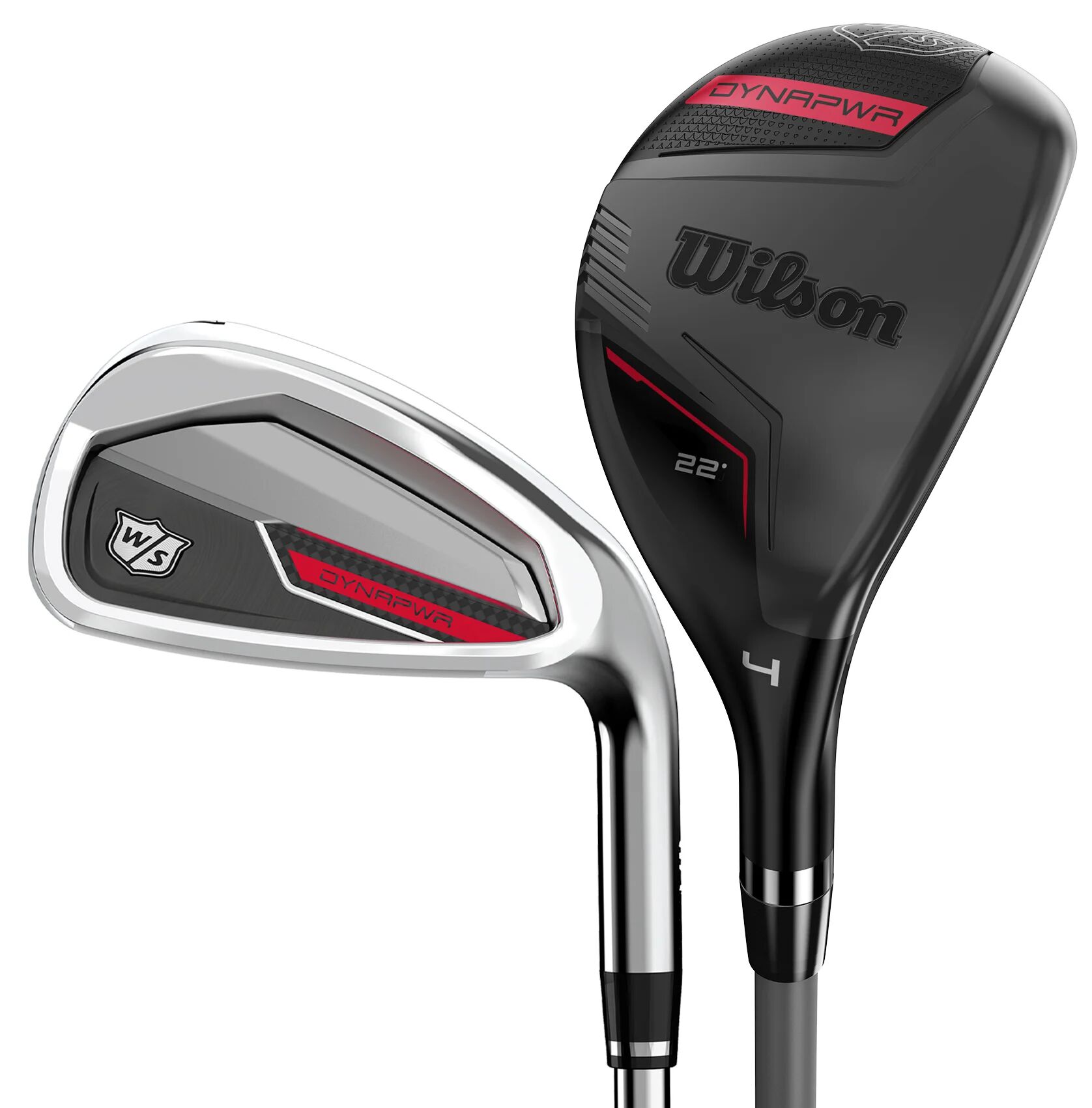 Wilson Dynapower Hybrid Combo Iron Set 2024 - RIGHT - STIFF - 4H,5H,6-GW +1" - Golf Clubs