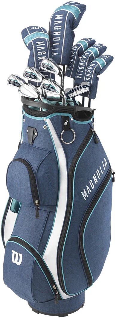 Wilson Womens Magnolia Complete Package Set - Cart Bag - Cart Bag - NAVY - RIGHT - WOMENS STANDARD - Golf Clubs