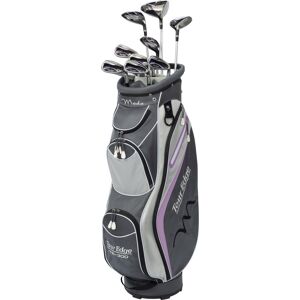 Tour Edge Womens TE-300 Moda Complete Golf Package Set - GRY/SILV/LILAC - TALL +1" - RIGHT