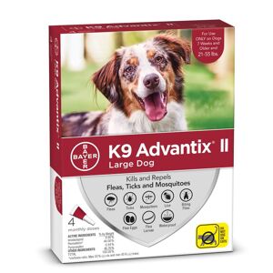 PET'S CHOICE PHARMACY K9 Advantix II for Dogs 4-Month Supply 21-55lb