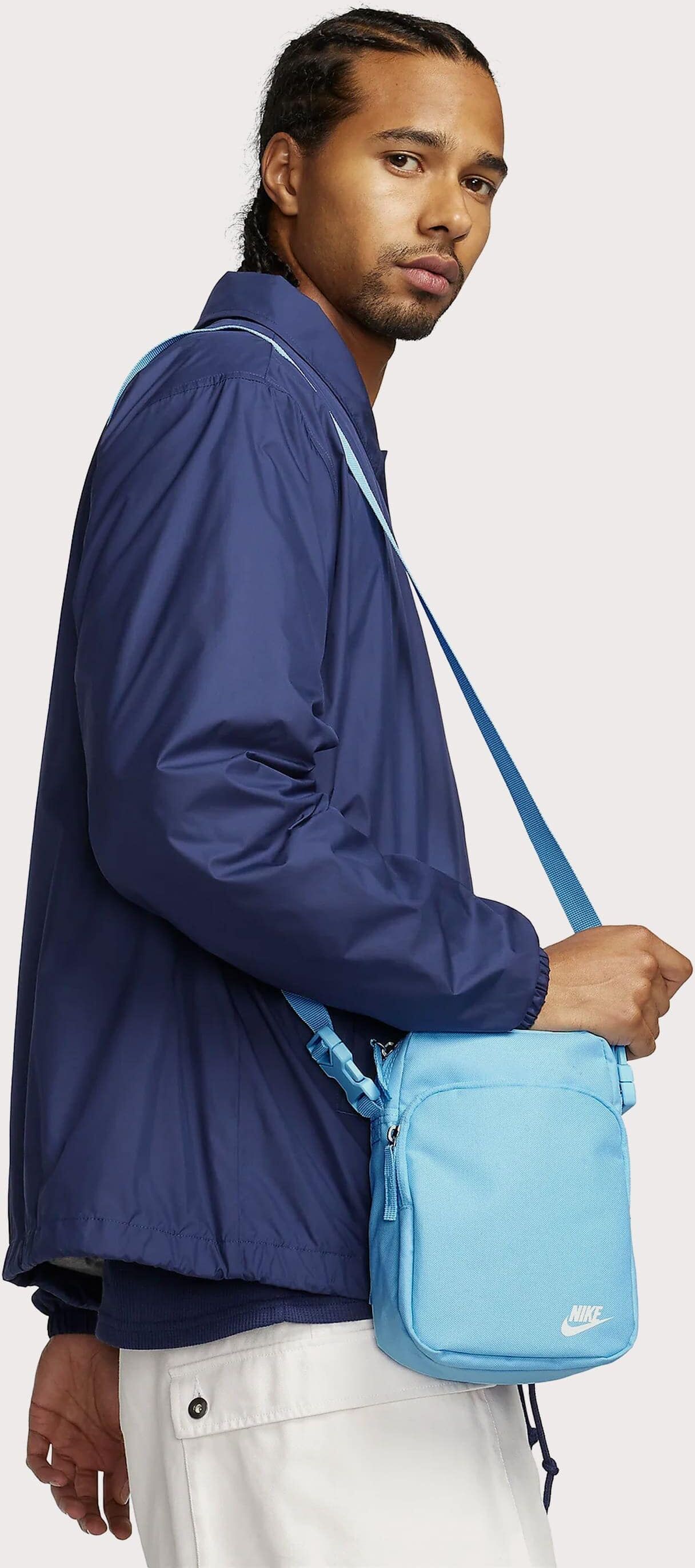 Nike Heritage Crossbody Bag  - Blue - Size: 1 SIZE