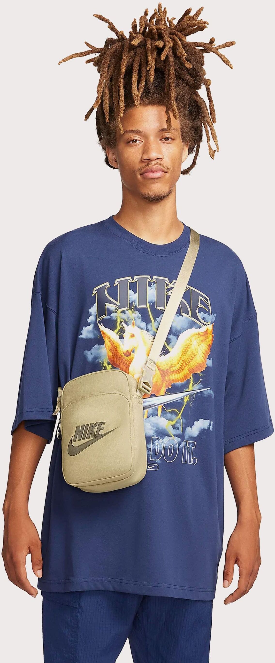 Nike Heritage Crossbody Bag  - Gold - Size: 1 SIZE