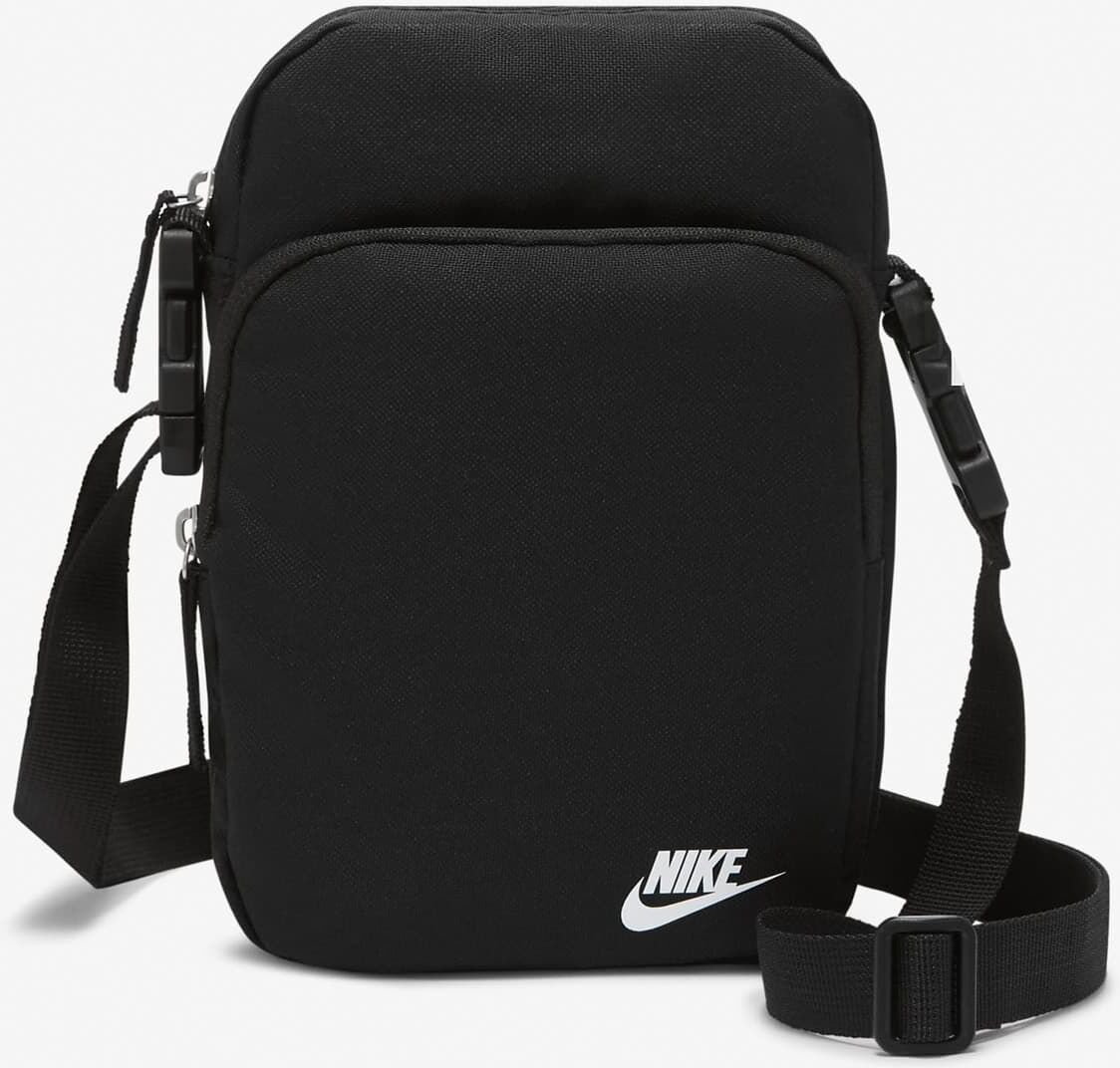 Nike Heritage Crossbody Bag  - Black - Size: 1 SIZE