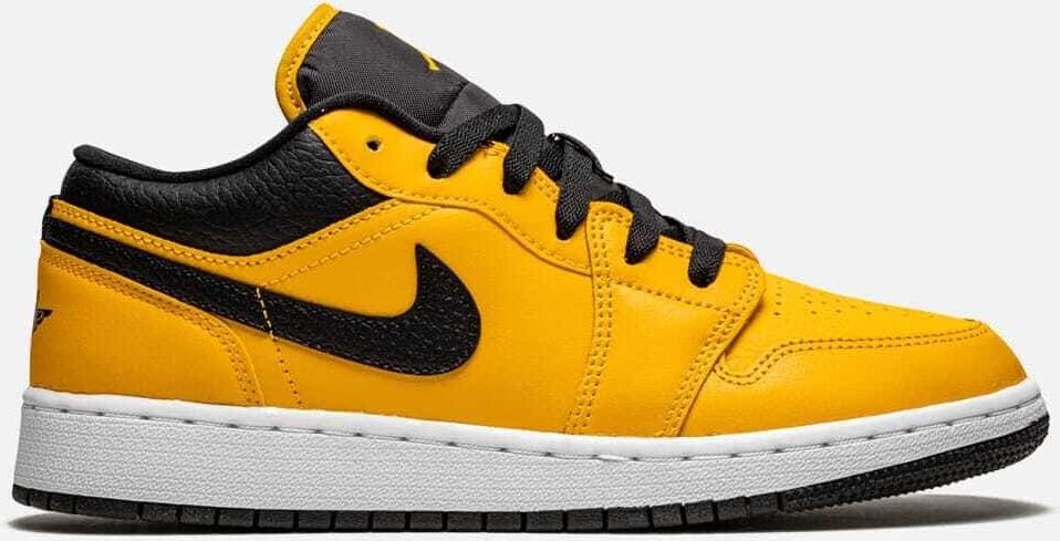 Jordan AIR JORDAN 1 LOW GRADE-SCHOOL  - Yellow - Size: 7