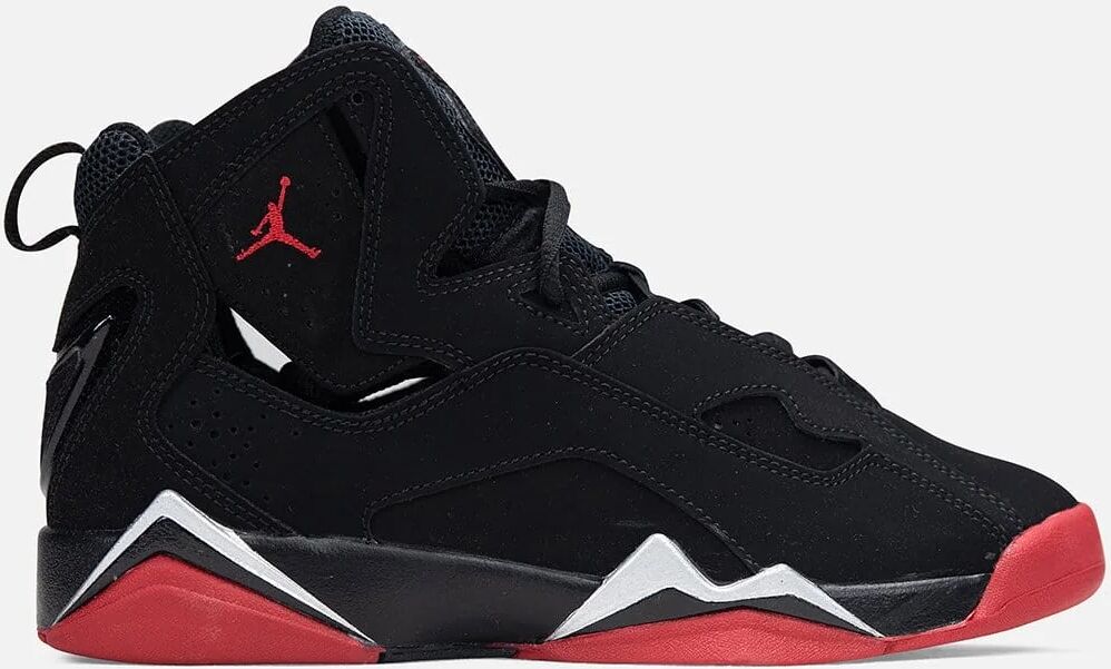 Jordan TRUE FLIGHT 'BRED' GRADE-SCHOOL  - Black,Red - Size: 5.5