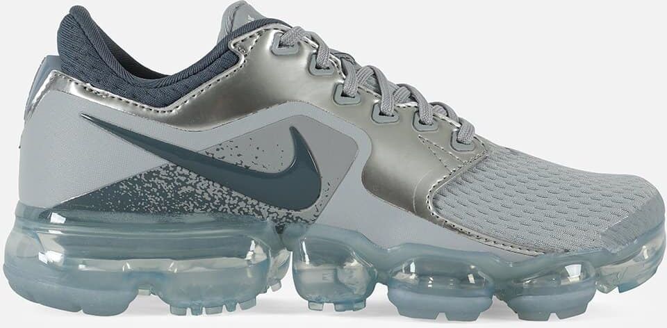 Nike AIR VAPORMAX GRADE-SCHOOL  - Silver - Size: 6