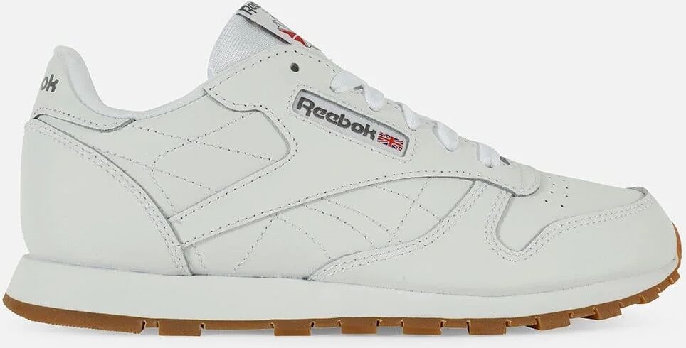 Reebok CLASSIC LEATHER GRADE-SCHOOL  - White - Size: 4.5