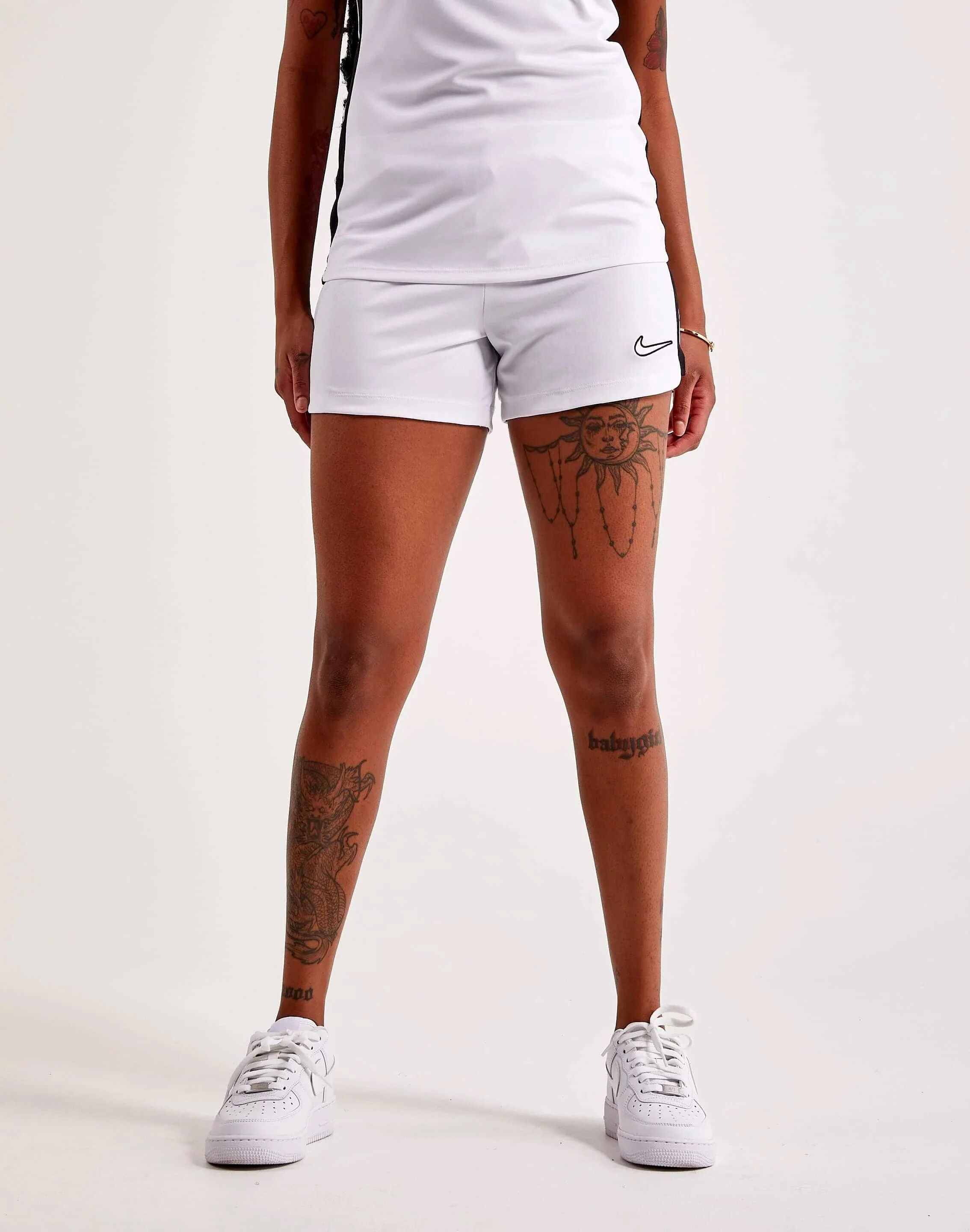 Nike Dri-FIT Academy 23 Soccer Shorts  - White - Size: LG