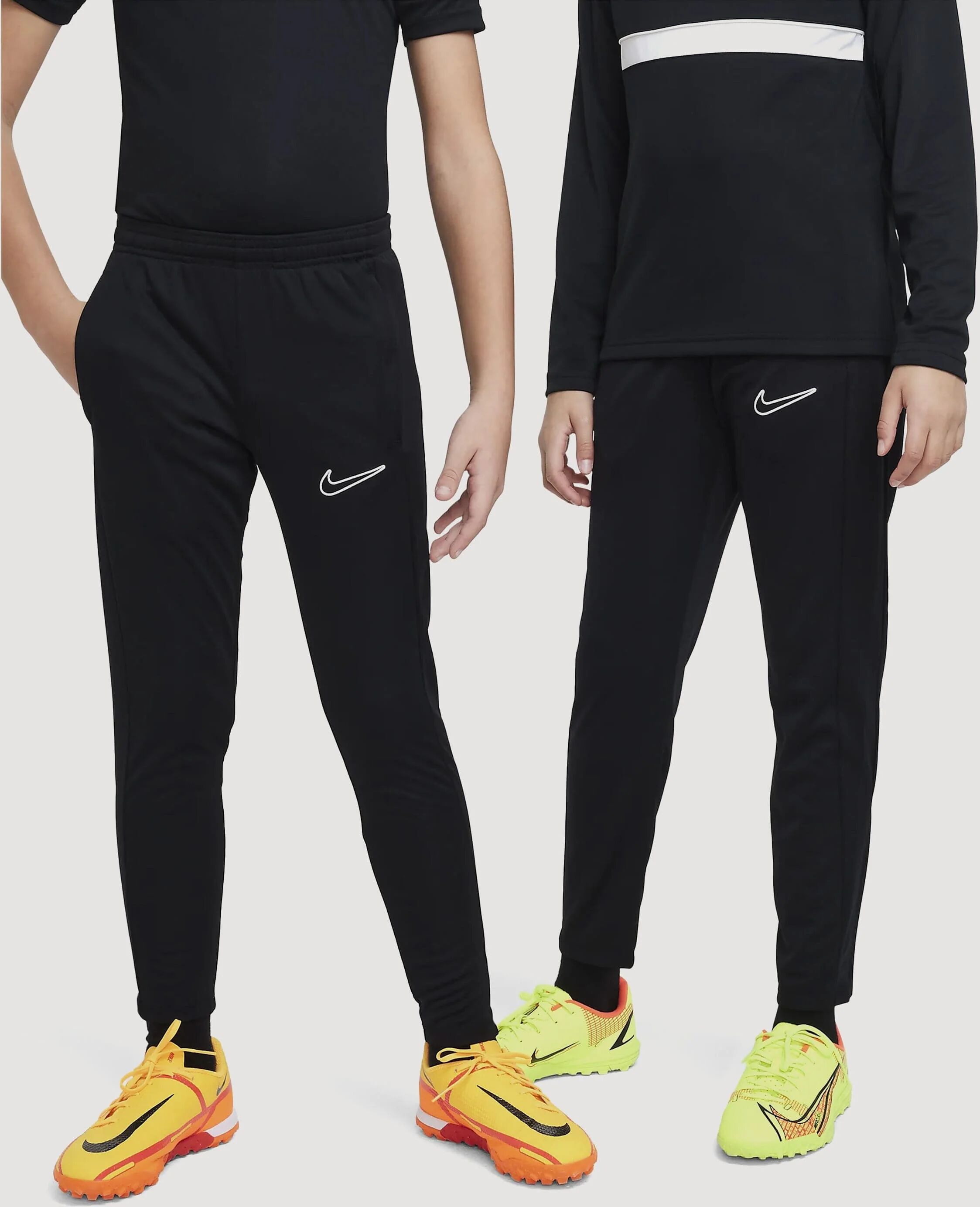 Nike Dri-FIT Academy23 Soccer Pants Grade-School  - Black - Size: LG