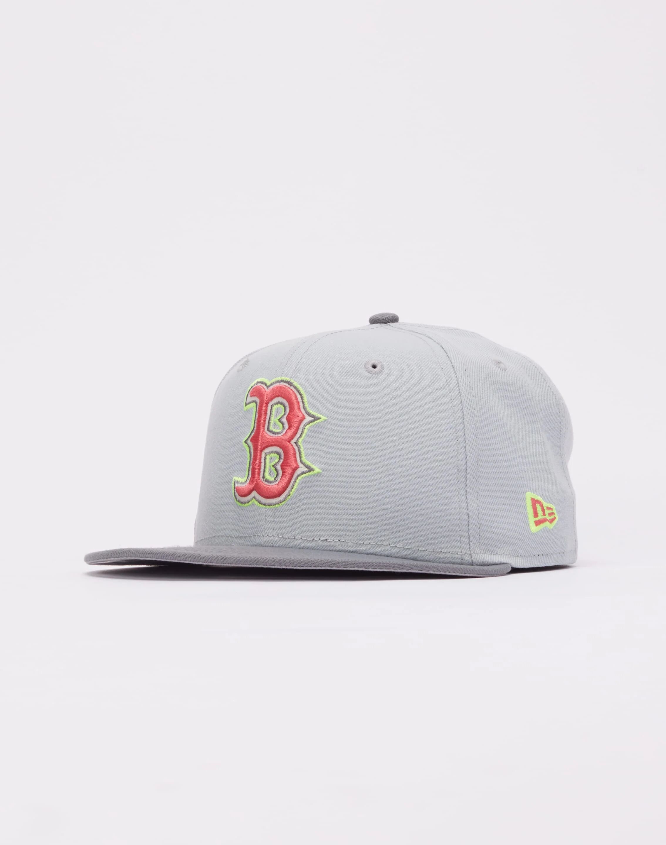 New Era Boston Red Socks 9Fifty Snapback Hat  - Grey - Size: 1 SIZE
