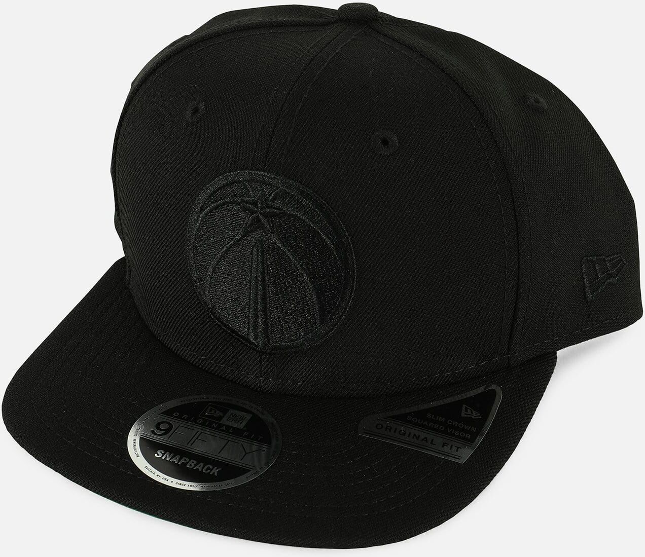 New Era NBA WASHINGTON WIZARDS PATCHES DTLR VILLA EXCLUSIVE SNAPBACK HAT  - Black - Size: 1 SIZE