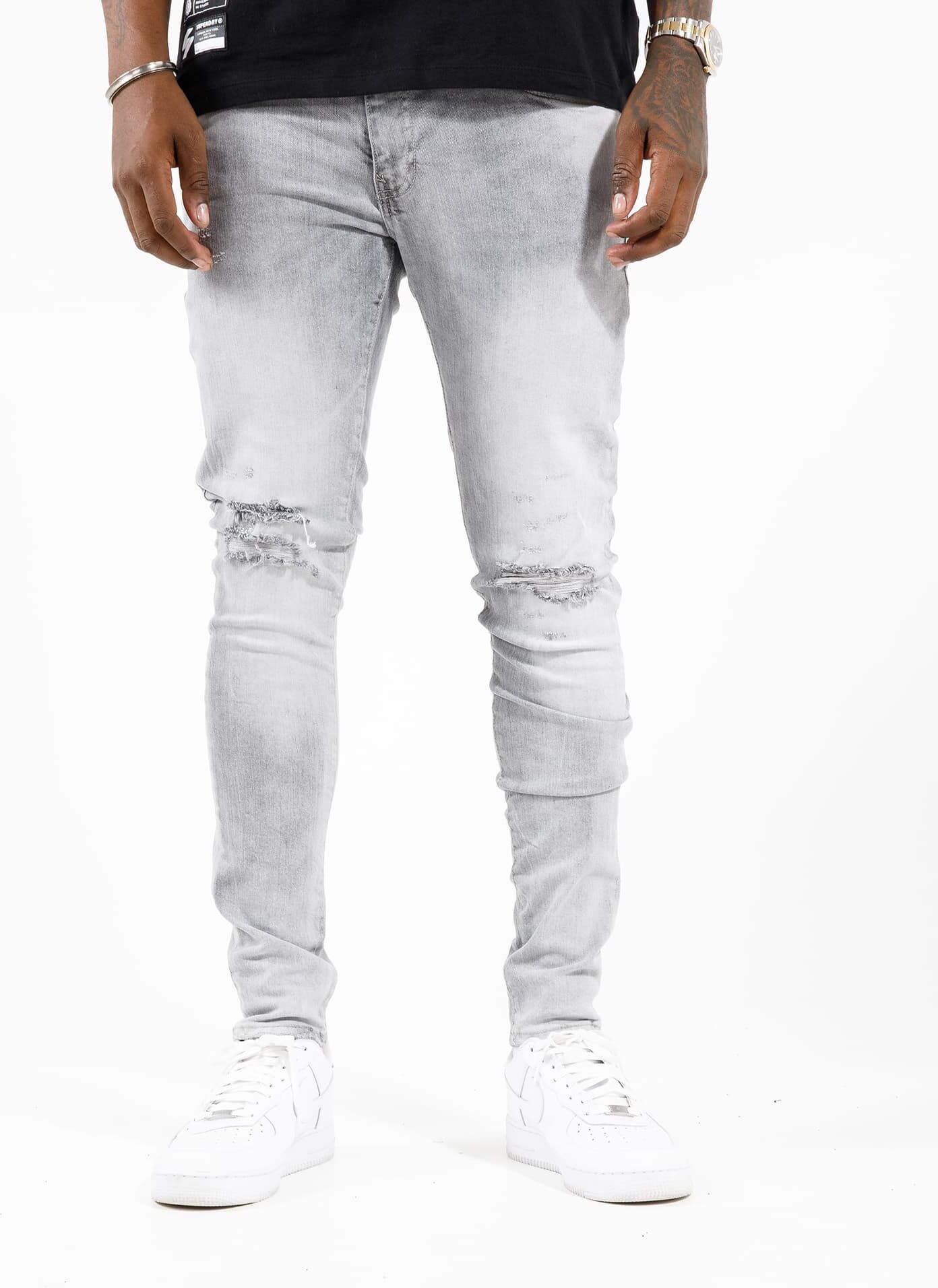 Jordan Craig Basic Ross Jeans  - Grey - Size: 36/32