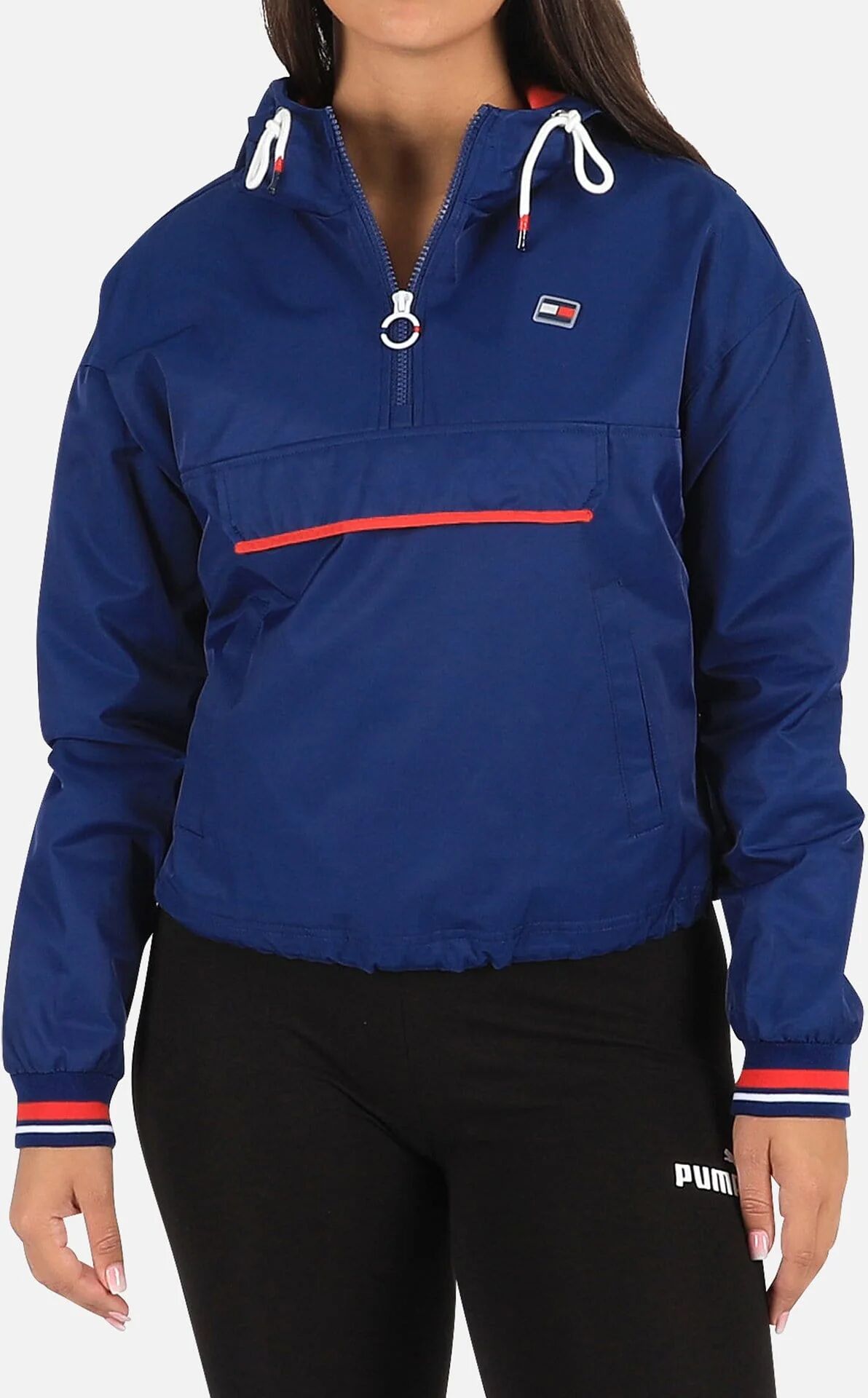 Tommy Hilfiger POPOVER JACKET  - Blue - Size: LG