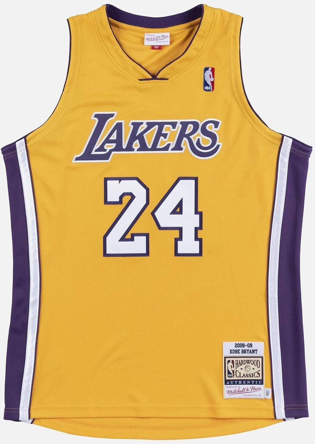 Mitchell & Ness LOS ANGELES LAKERS KOBE BRYANT #24 AUTHENTIC JERSEY  - Gold - Size: Medium