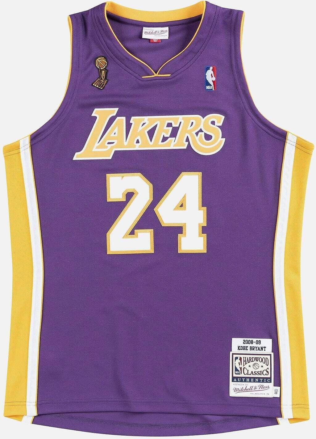 Mitchell & Ness LOS ANGELES LAKERS KOBE BRYANT #24 AUTHENTIC JERSEY  - Purple - Size: XLG