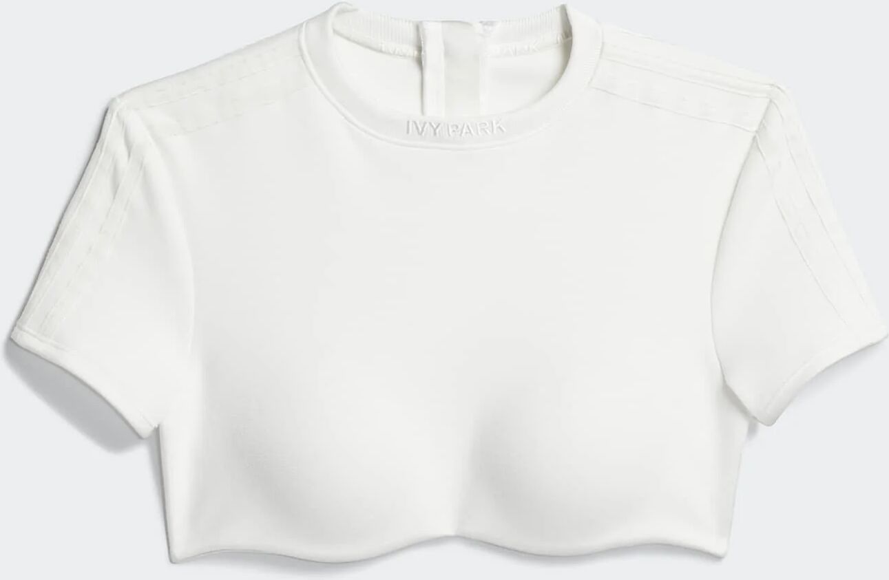 Adidas IVY PARK CROP TOP  - White - Size: LG