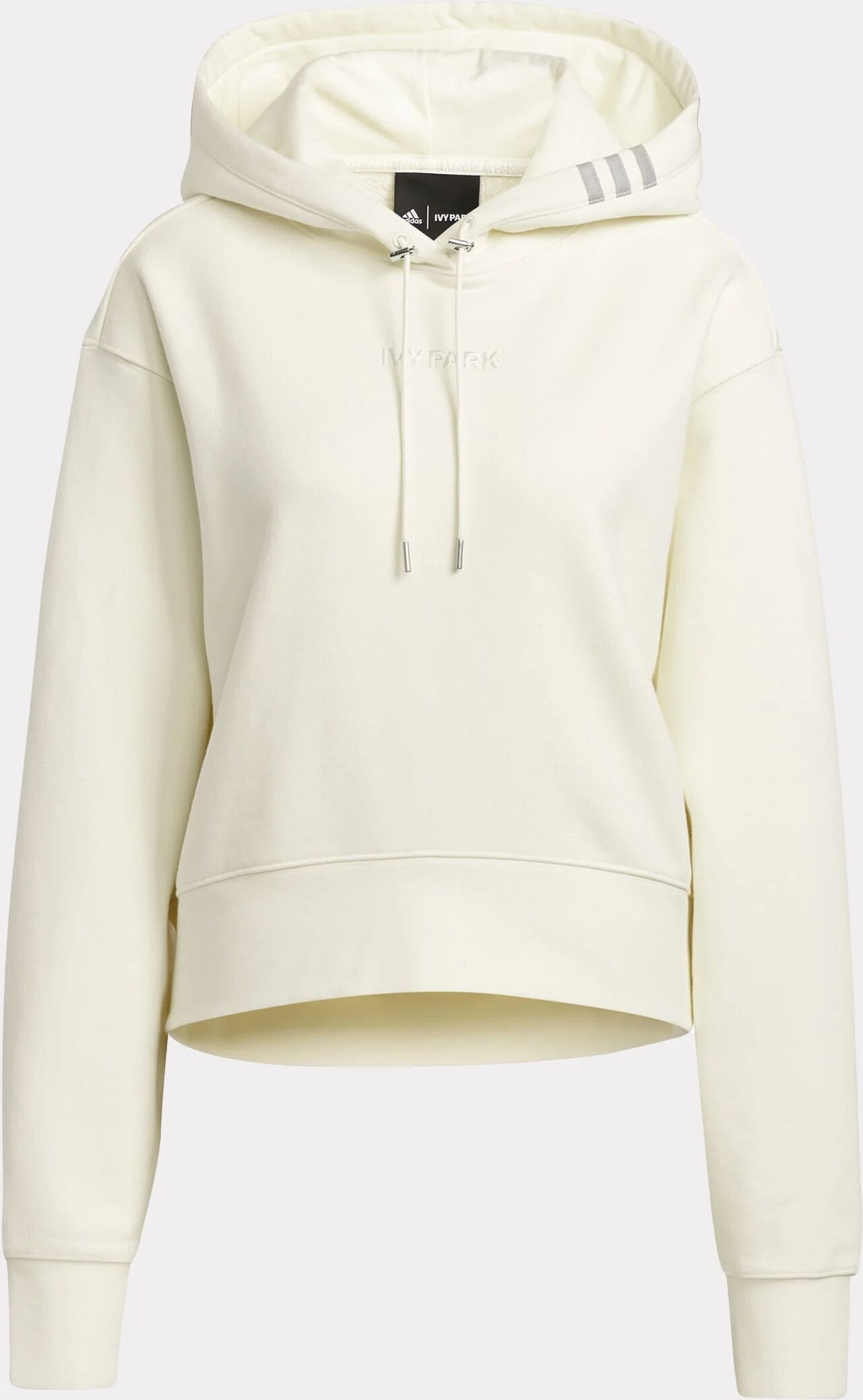 Adidas IVY PARK CROP HOODIE  - White - Size: XLG