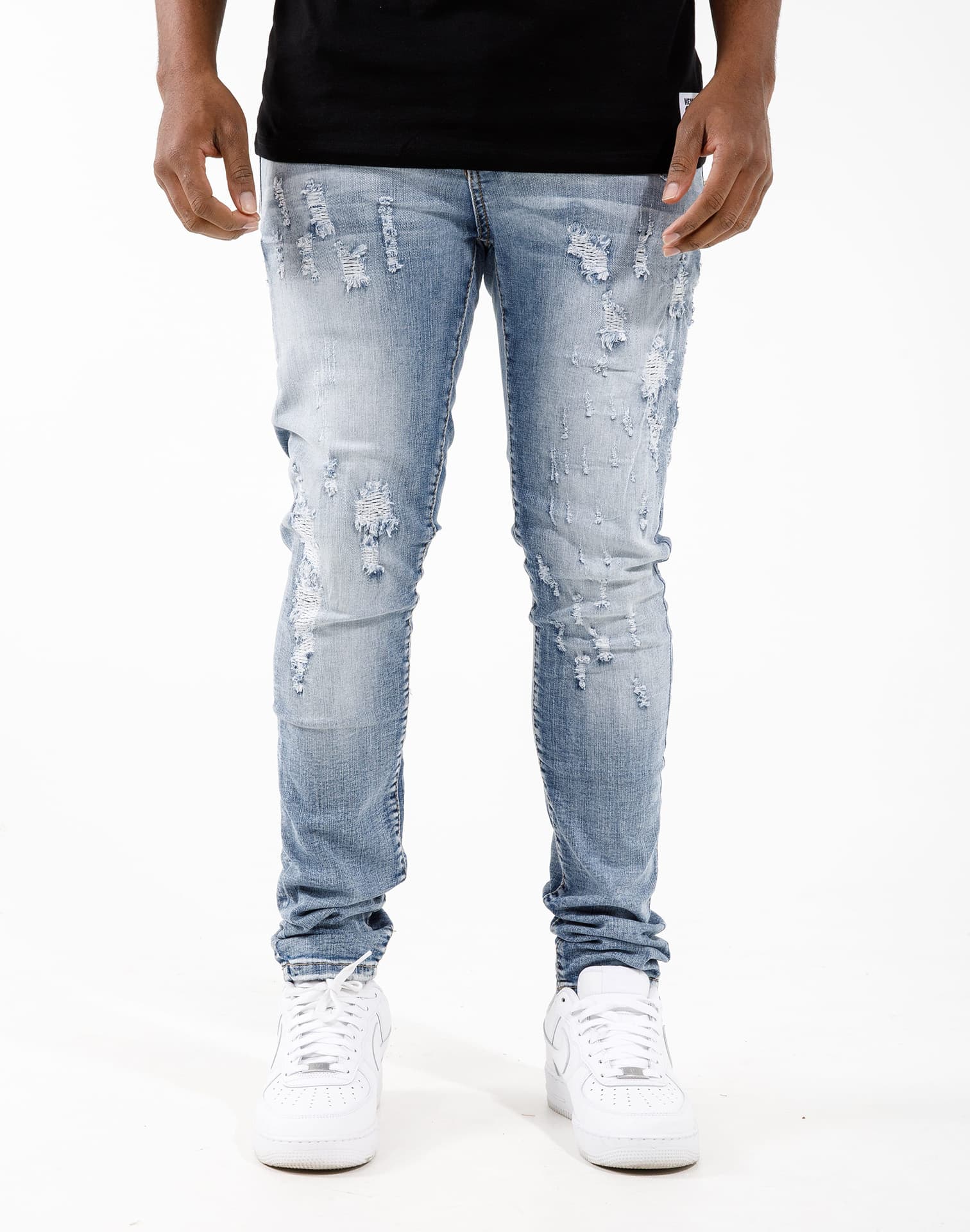 United Cotes Industrial Indigo Jeans  - Blue - Size: 40