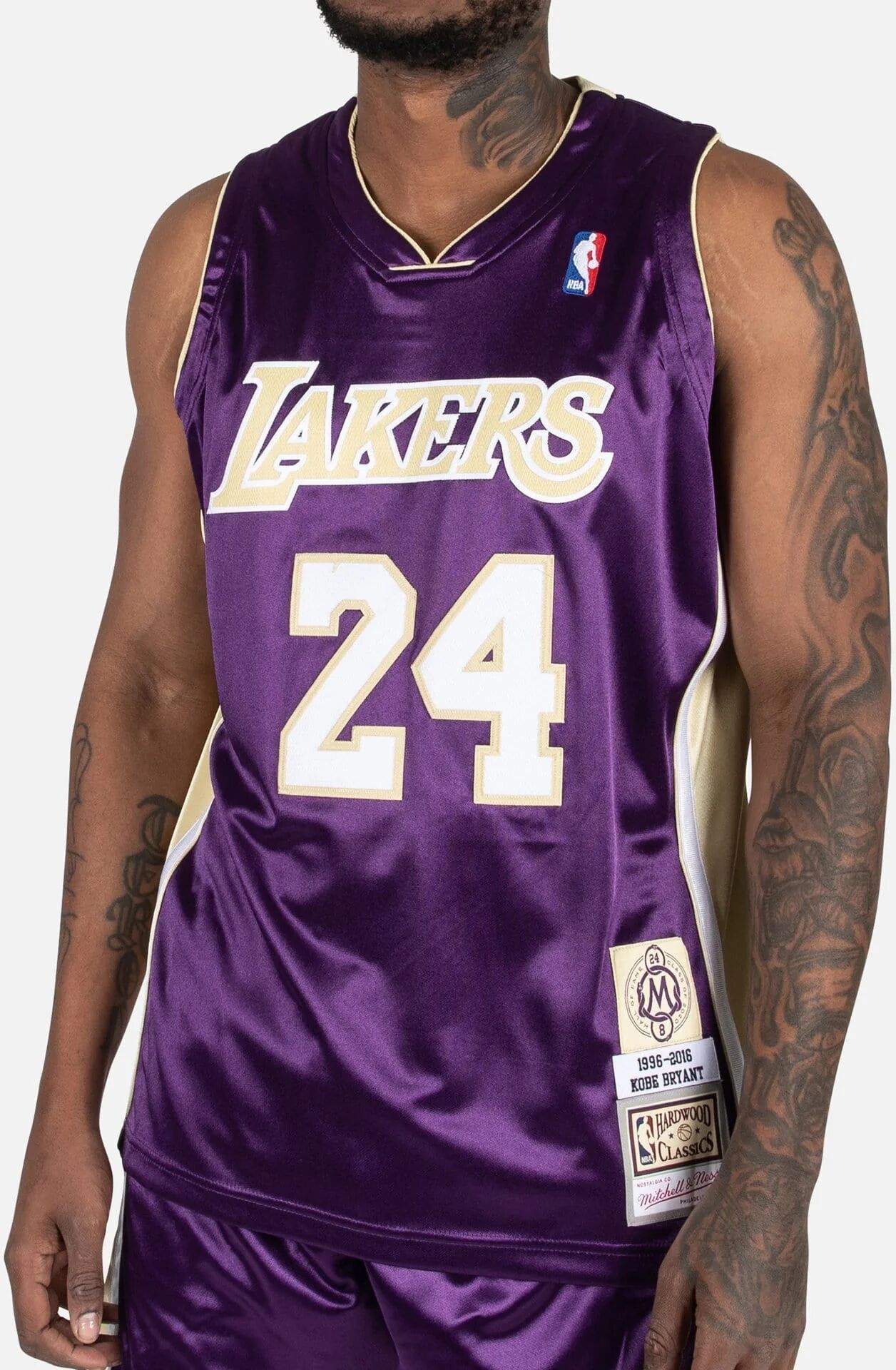 Mitchell & Ness Authentic Hof #24 Kobe Bryant Lakers Jersey  - Purple - Size: LG