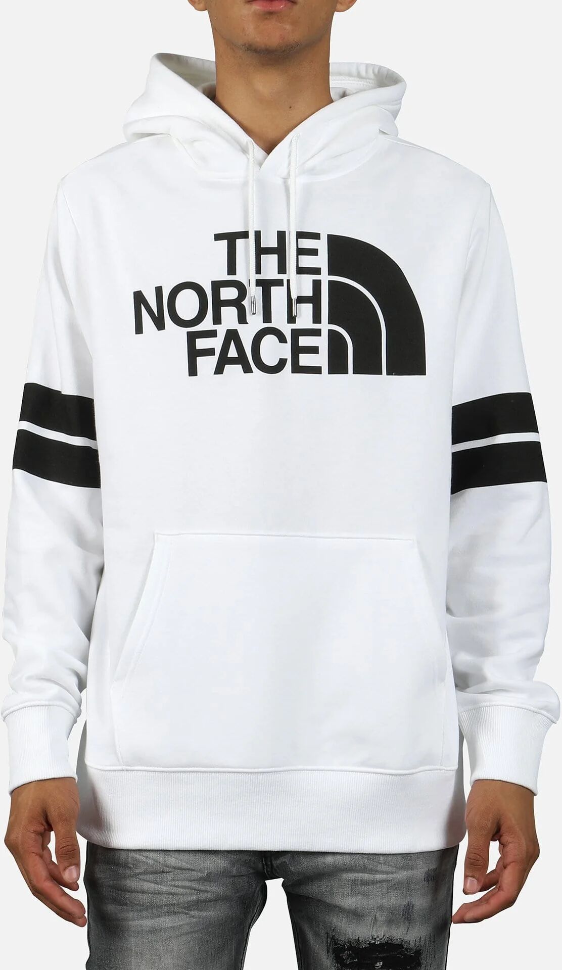 The North Face COLLEGIATE PULLOVER HOODIE  - White - Size: SM