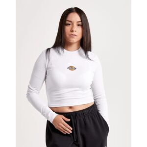 Dickies Long-Sleeve Cropped Shirt  - White - Size: SM