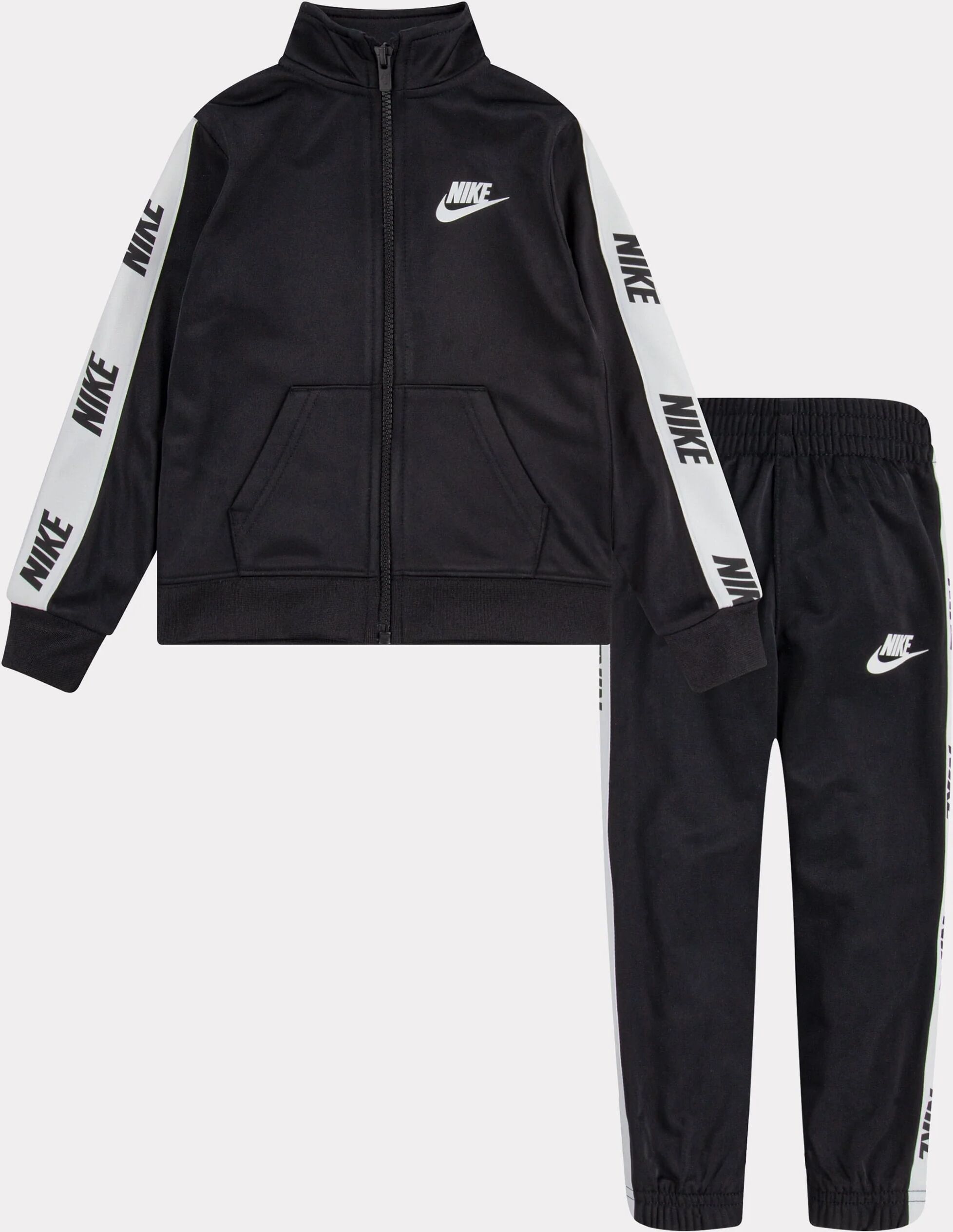 Nike Boys Toddler Block Taping Tracksuit  - Black - Size: 2T