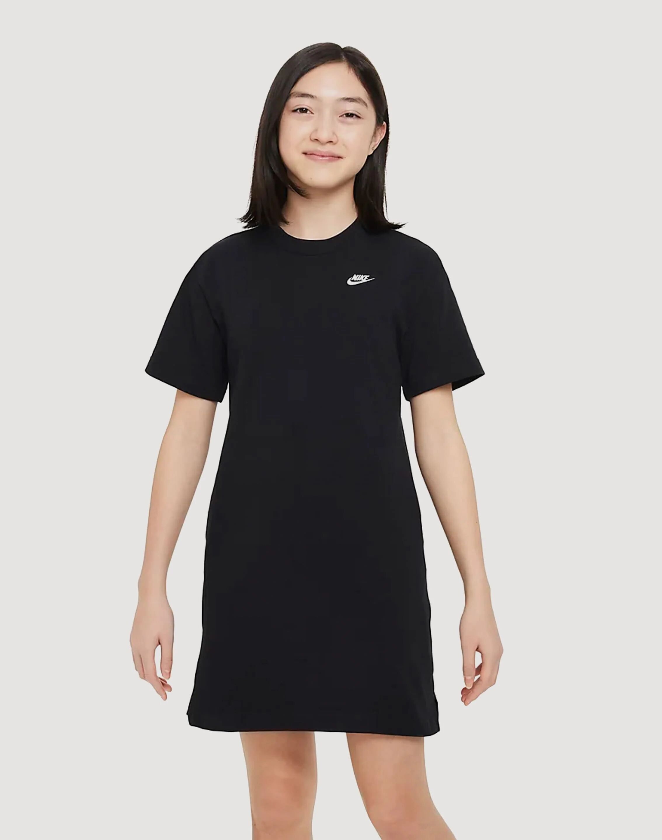 Nike T-Shirt Dress Grade-School  - Black - Size: Medium