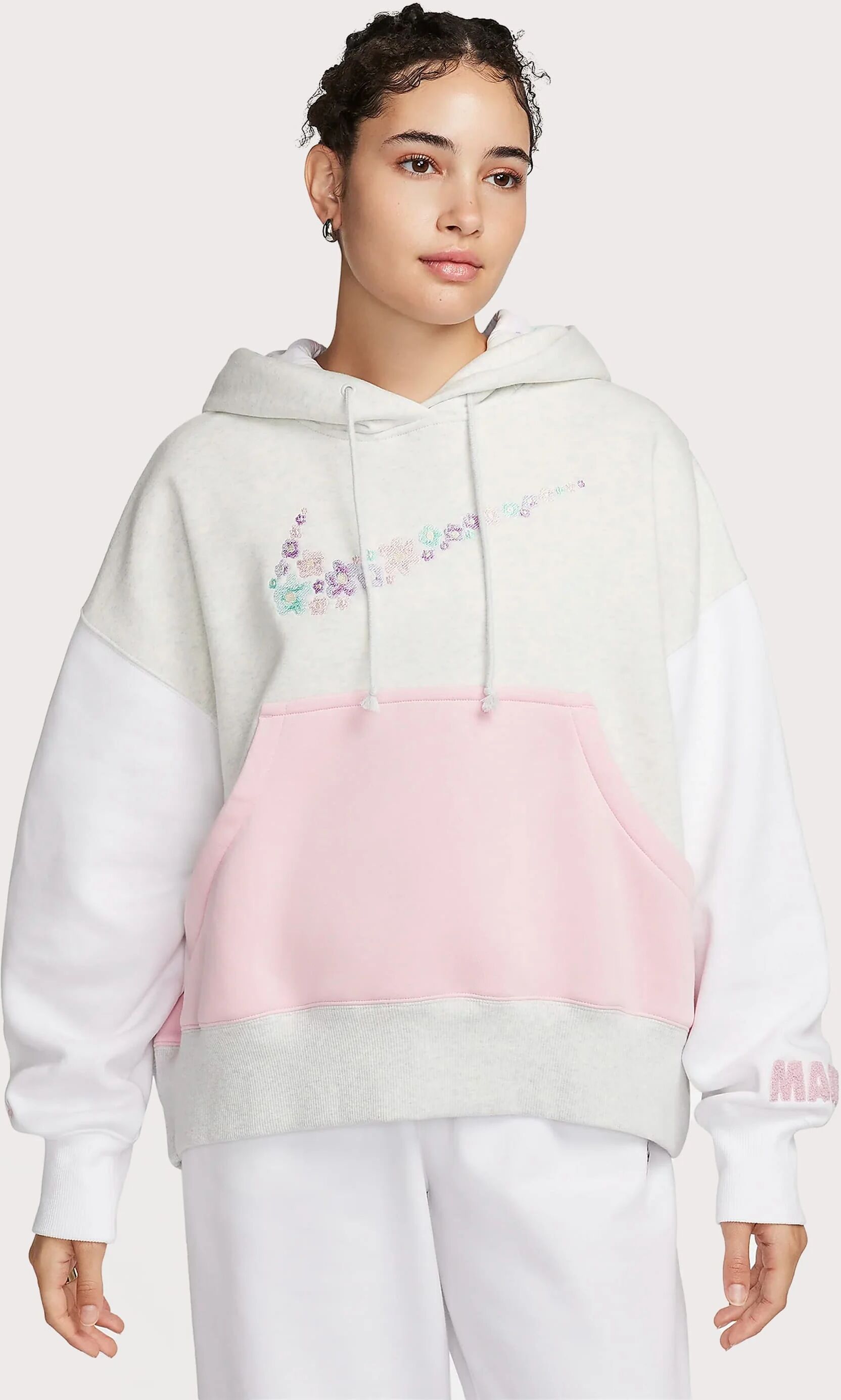 Nike Phoenix Fleece Hoodie x Doernbecher Freestyle 'Macy'  - Grey - Size: XLG