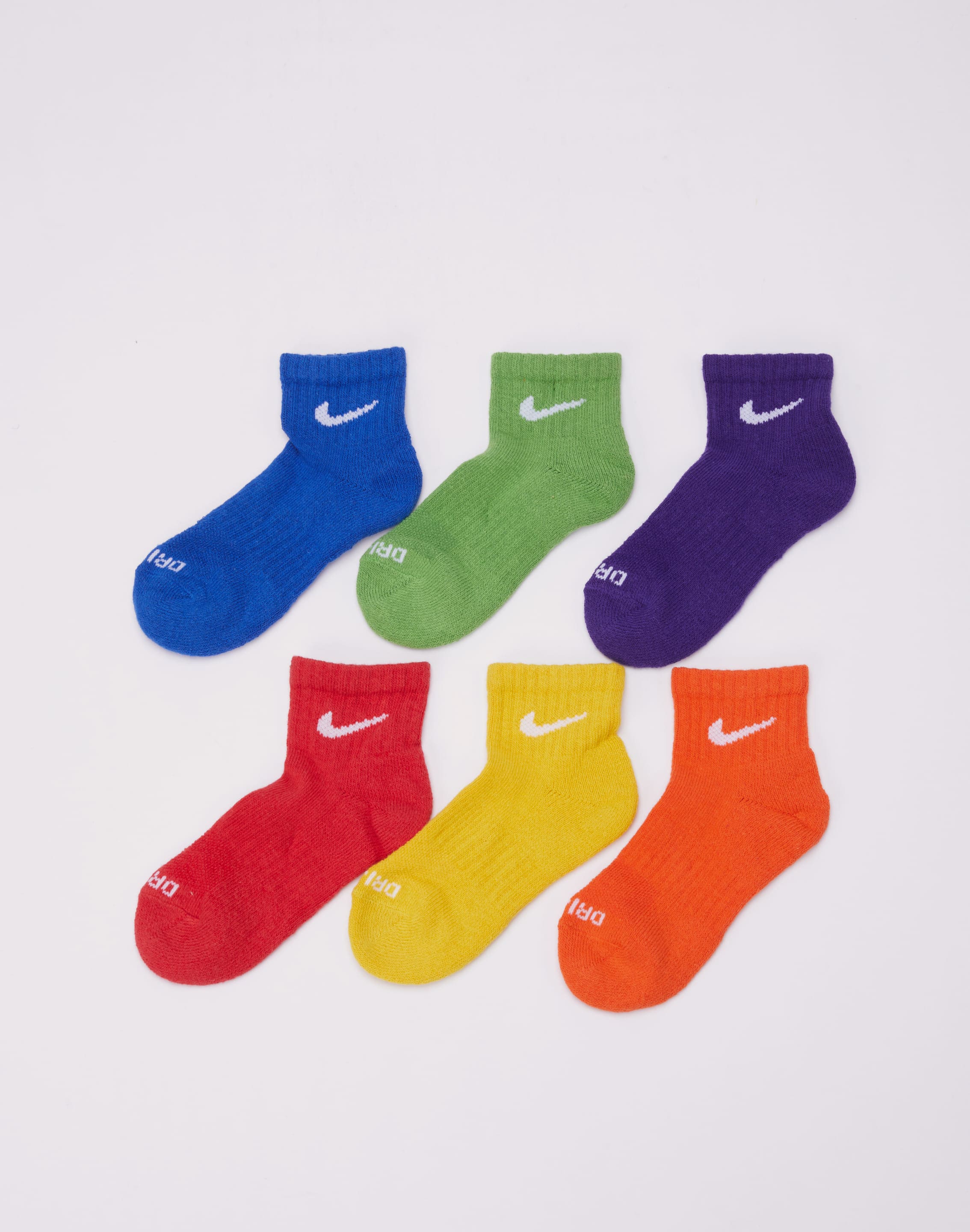 Nike Cushioned Ankle Socks 6-Pack Pre-School  - Multi - Size: 5-7