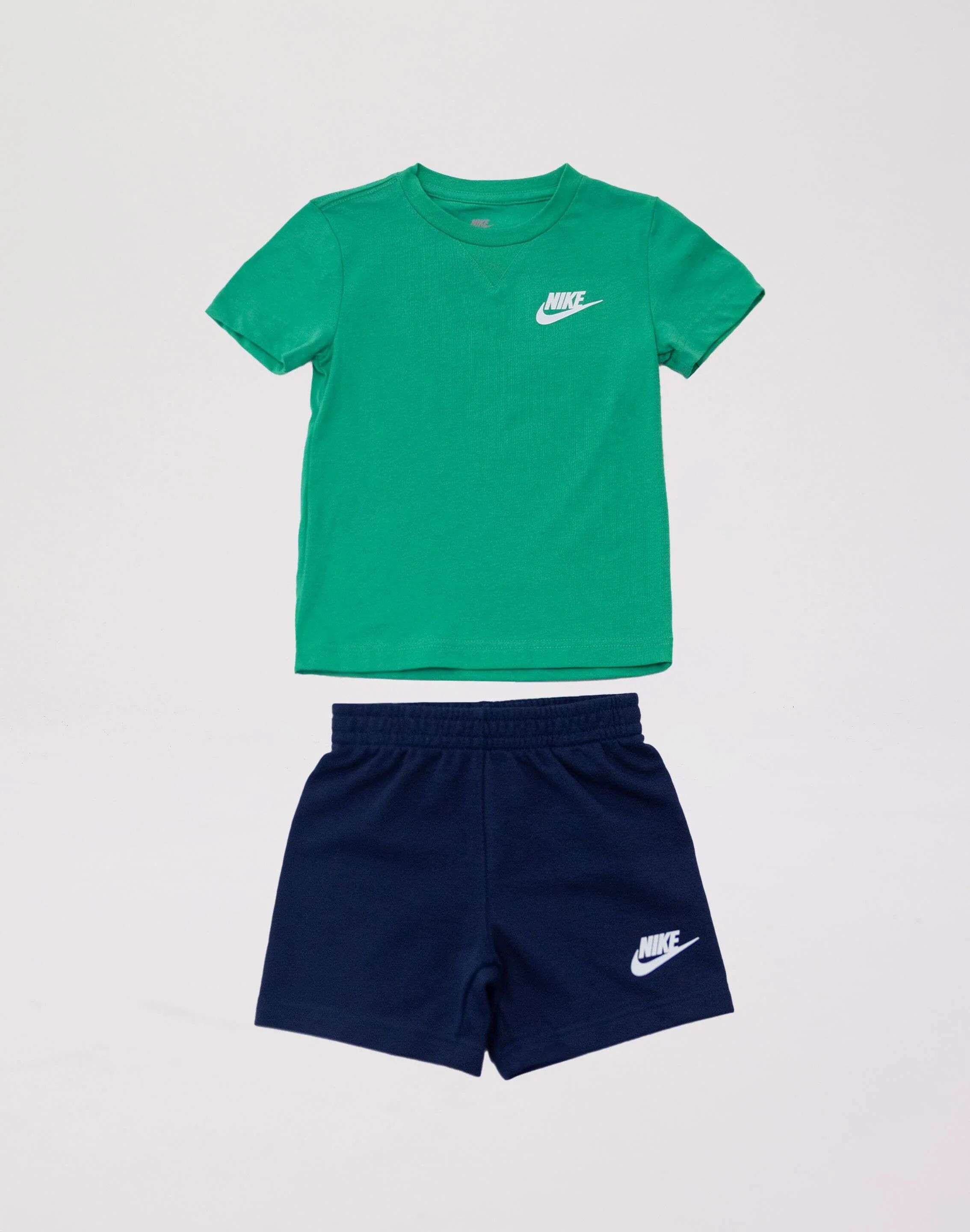 Nike French Terry Shorts Set Pre-School  - Green - Size: 5