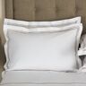 Frette Classic Sham  Size: King-  White/Khaki