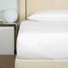 Frette Cotton Sateen 600 TC Fitted Bottom Sheet  Size: Queen-  Milk