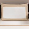 Frette Bold Pillowcase  Size: King-  Milk/Savage Beige