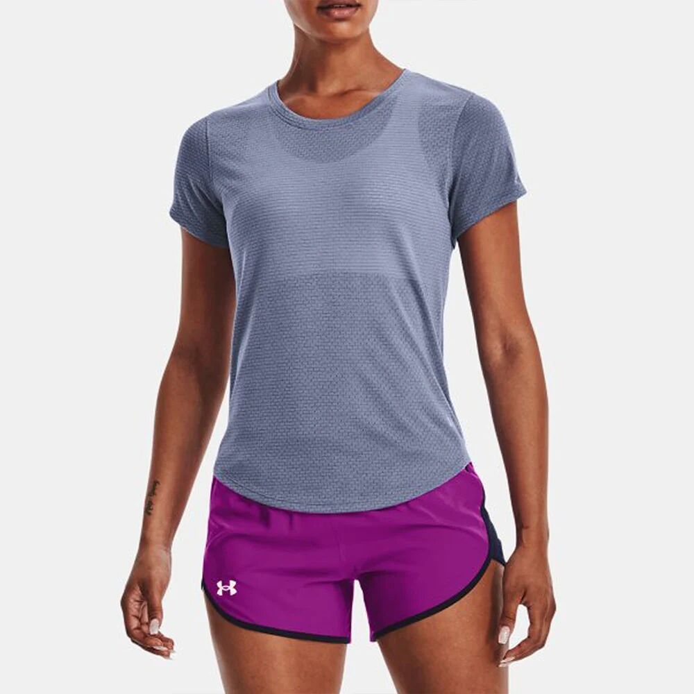 Under Armour Streaker Run Short Sleeve Women's Running Apparel Aurora Purple