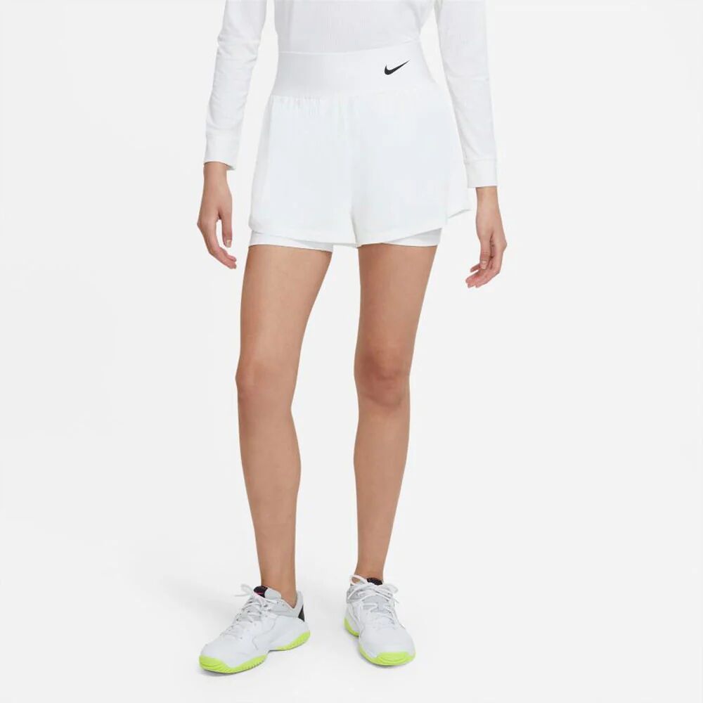 Nike Advantage Short Spring 2021 Women's Tennis Apparel White/Black