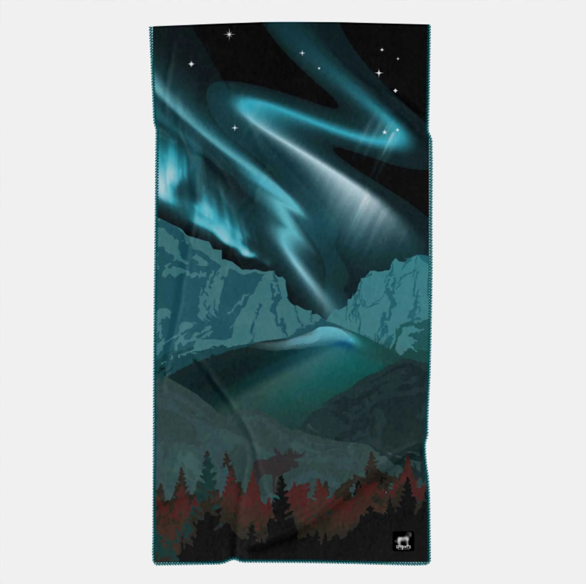 Sprints Microfiber Towel Car Seat Covers Sport Towels Boris's Aurora Light Show Towel