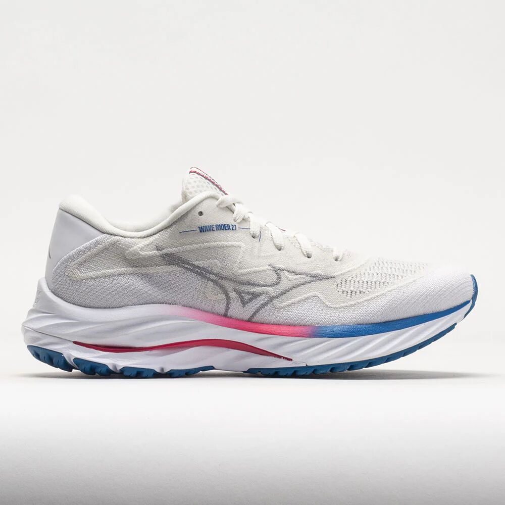 Mizuno Wave Rider 27 Women's Running Shoes White/Ultimate Grey