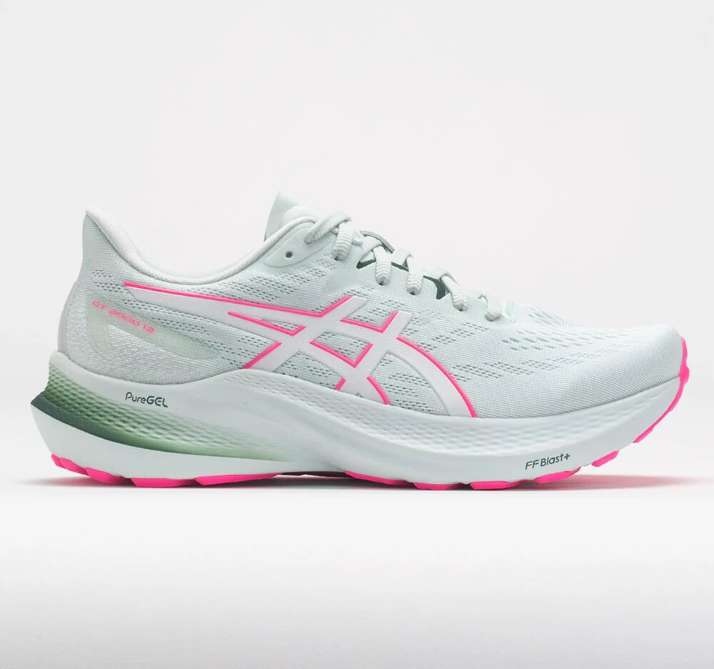 ASICS GT-2000 12 Women's Running Shoes Pure Aqua/White