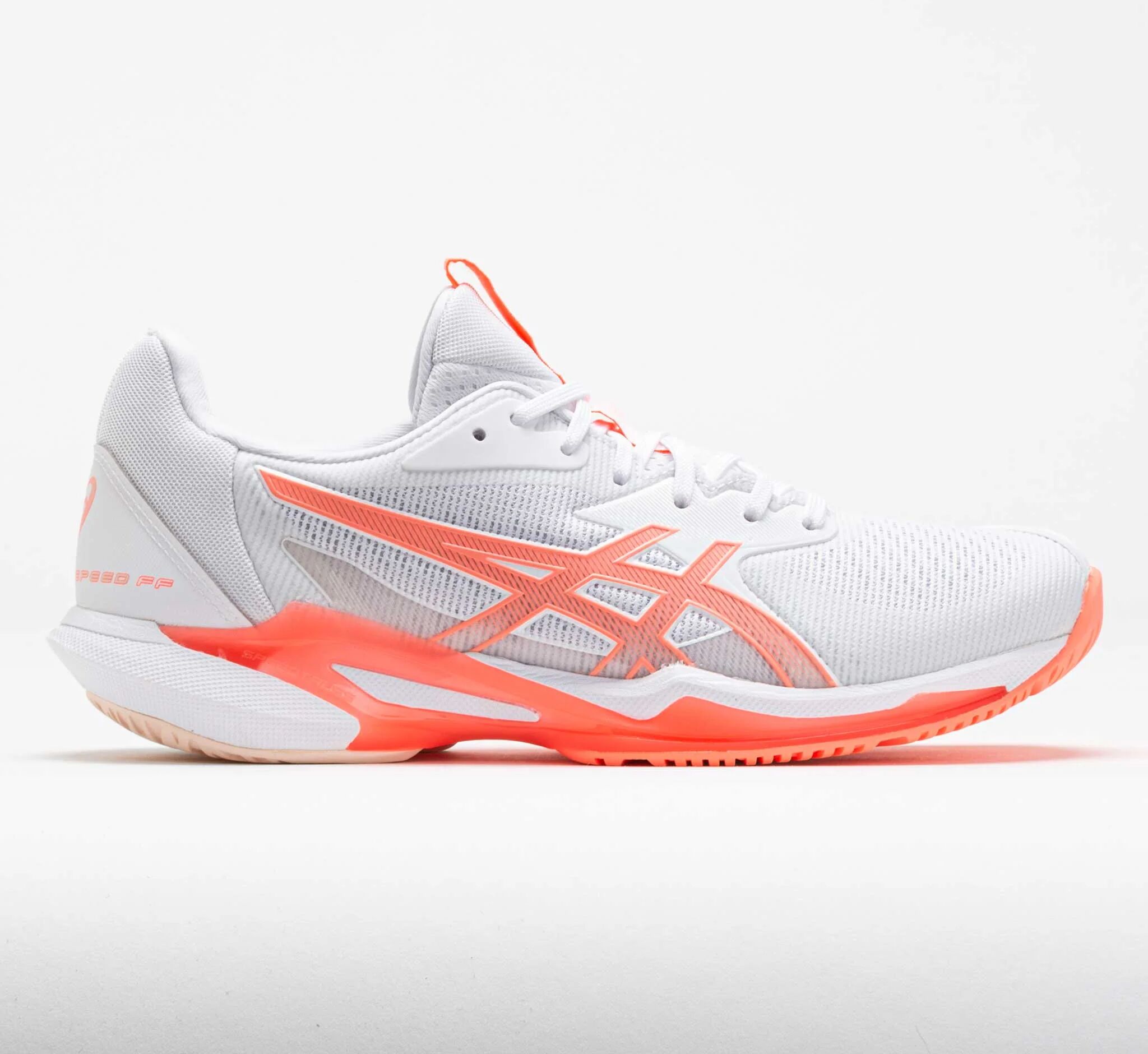 ASICS Solution Speed FF 3 Women's Tennis Shoes White/Sun Coral